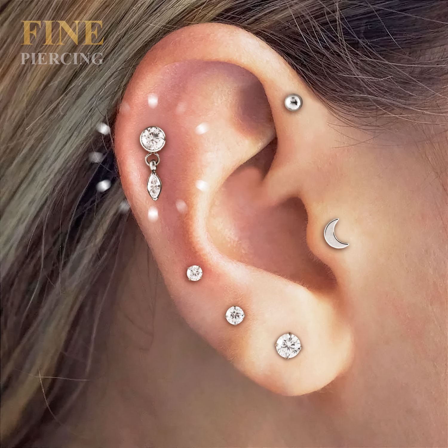 30 melhor ideia de Piercings na Orelha  piercings, orelha, piercings orelha  feminino